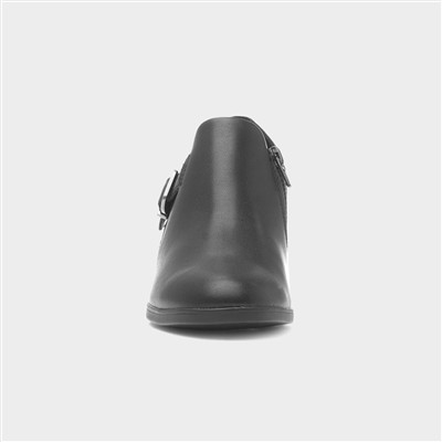 Emily 2 Darcey Womens Black Leather Shoe