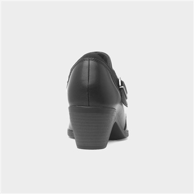 Emily 2 Darcey Womens Black Leather Shoe