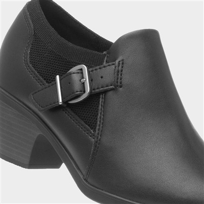 Emily 2 Darcey Womens Black Leather Shoe