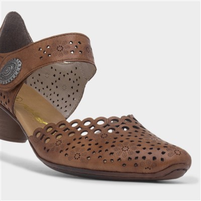 Mainz Antistress Womens Tan Leather Shoe