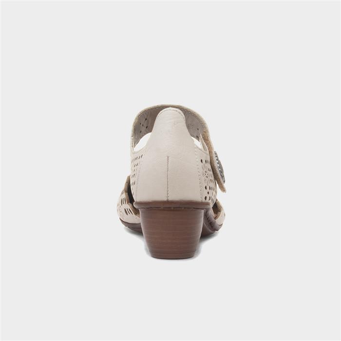 Mainz Antistress Womens Beige Leather Shoe