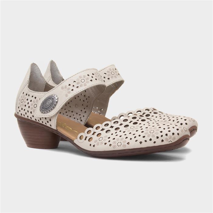 Mainz Antistress Womens Beige Leather Shoe
