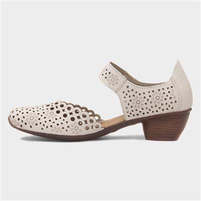 Mainz Antistress Womens Beige Leather Shoe