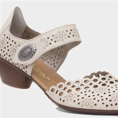 Mainz Antistress Womens Beige Leather Shoe