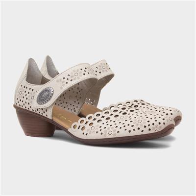 Mainz Antistress Womens Beige Leather Shoe