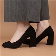 Lilley Womens Black High Heeled Court Shoe (Click For Details)