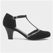 Lilley Womens Black Court Shoe (Click For Details)