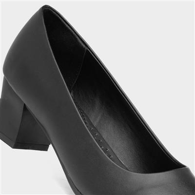 Venus Womens Black Court Shoe
