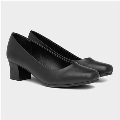 Venus Womens Black Court Shoe