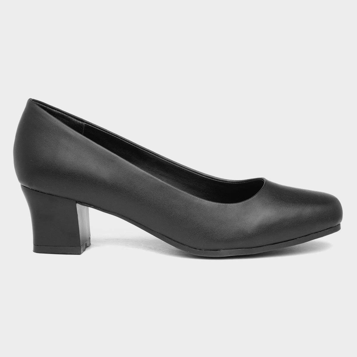 Venus Womens Black Court Shoe