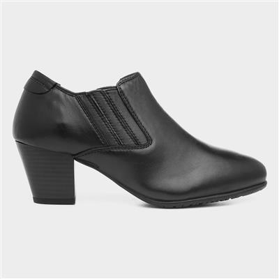 Lucia Womens Black Leather Shoe