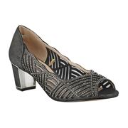 Lotus Immy Womens Pewter Grey Diamante Heel (Click For Details)