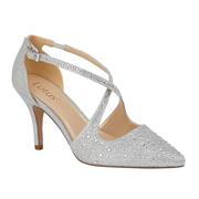 Lotus Panache Womens Metallic Silver Diamante Heel (Click For Details)