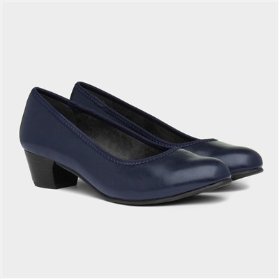 Womens Navy Court Shoe