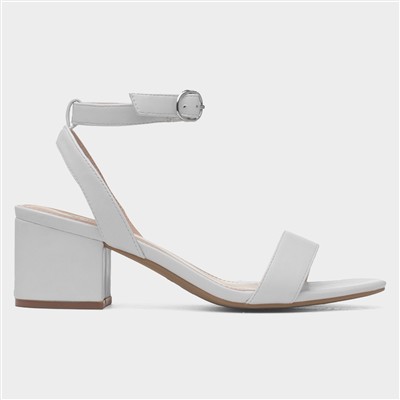 Lillie Womens White Sandal