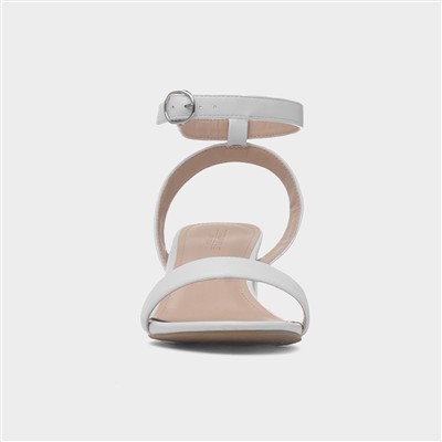 Lillie Womens White Sandal