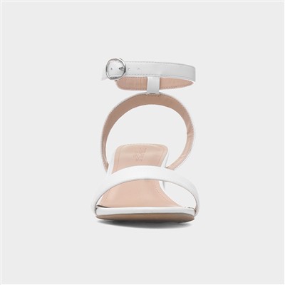 Lillie Womens White Sandal