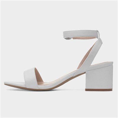 Lillie Womens White Sandal