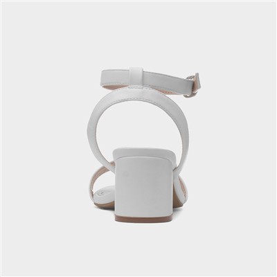 Lillie Womens White Sandal