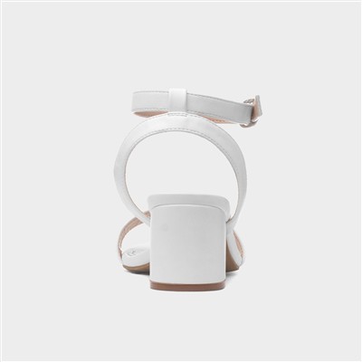 Lillie Womens White Sandal