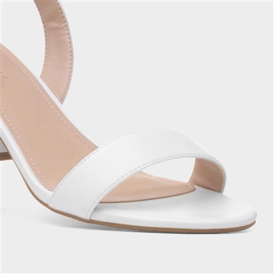 Lillie Womens White Sandal