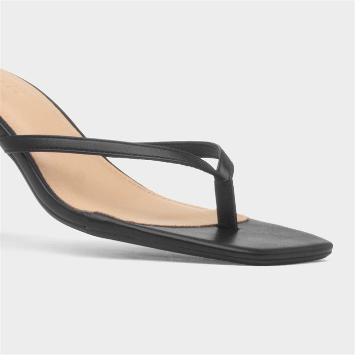 Dua Women's Black Heeled Sandal