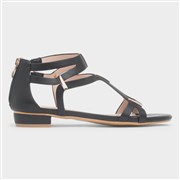 Lunar Blaze Womens Black Strappy Heeled Sandal (Click For Details)