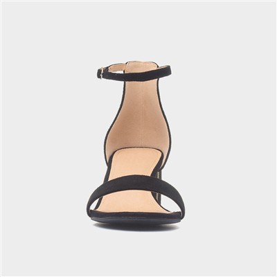 Halla Womens Black Heels