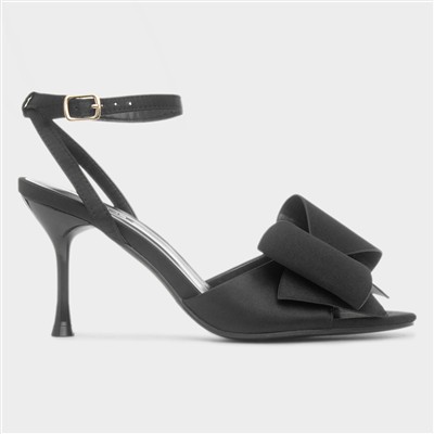 Belle Womens Satin Bow Heel