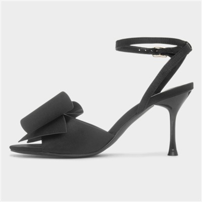 Belle Womens Satin Bow Heel