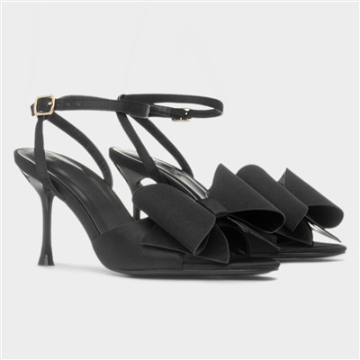 Belle Womens Satin Bow Heel