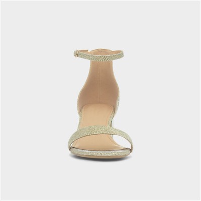 Halla Womens Gold Sandal