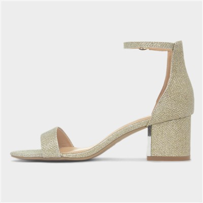 Halla Womens Gold Sandal