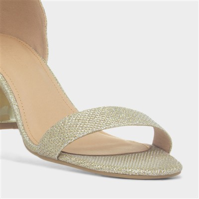 Halla Womens Gold Sandal