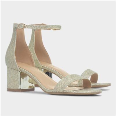 Halla Womens Gold Sandal