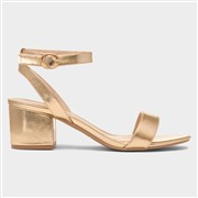 Truffle Lillie Womens Gold Wider Fit Heel (Click For Details)