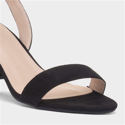 Lillie Womens Black Heel
