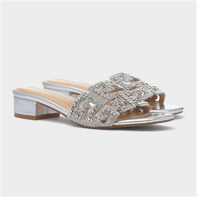 Harmony Womens Silver Heel
