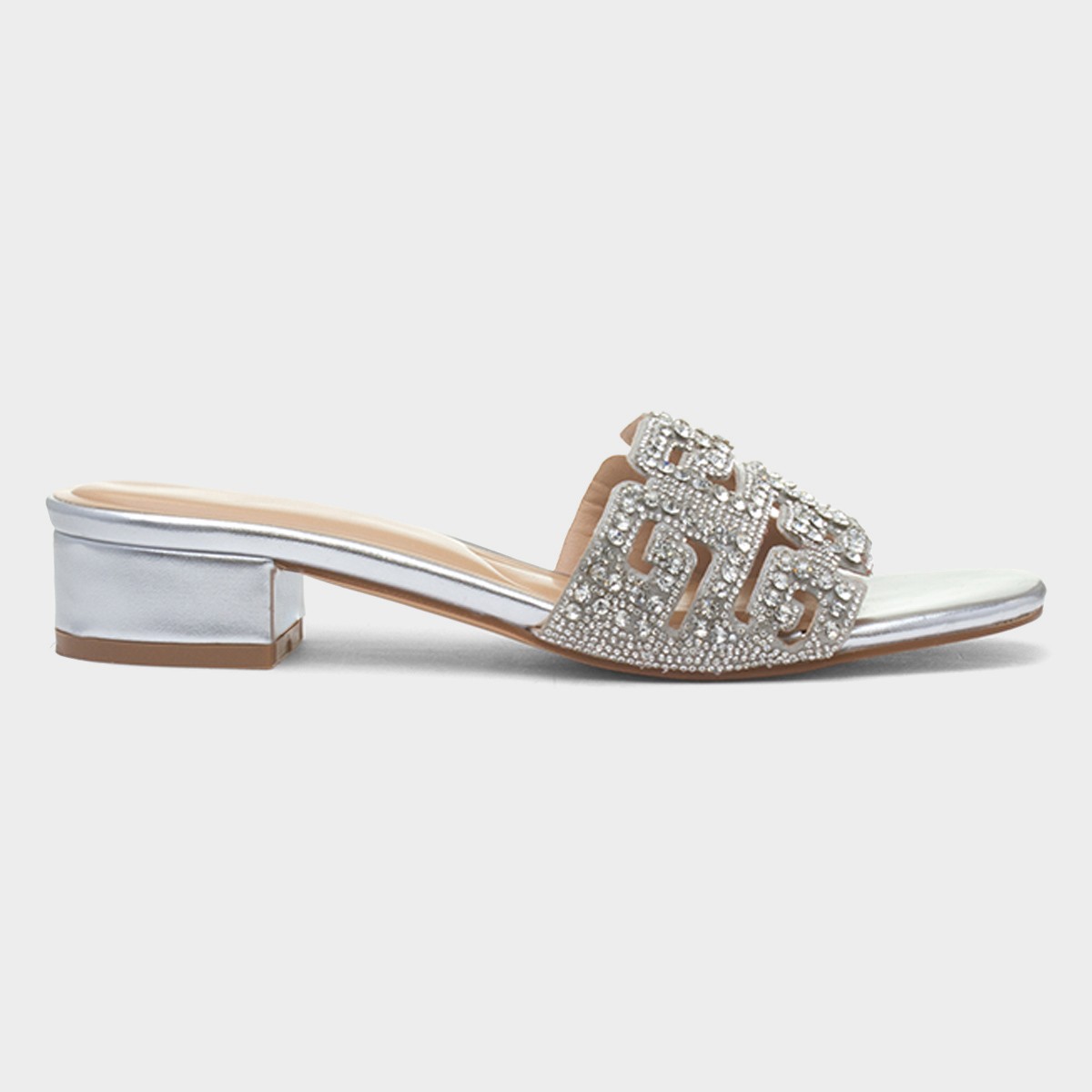 Harmony Womens Silver Heel