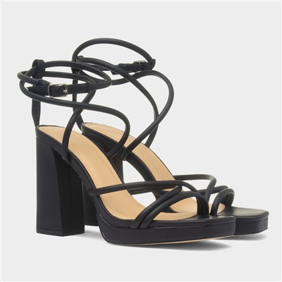 Julianna Womens Black Heel