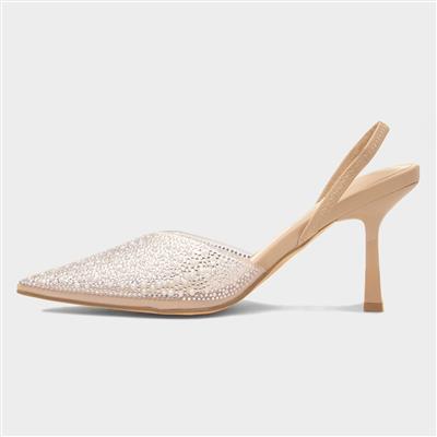 Lillia Womens Silver Heel