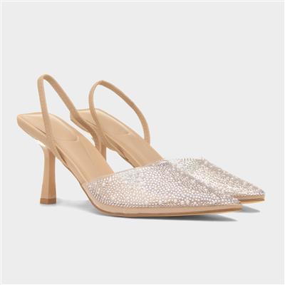 Lillia Womens Silver Heel