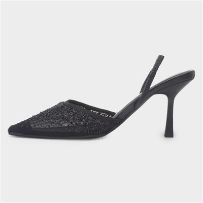 Ivanna Womens Black Heel
