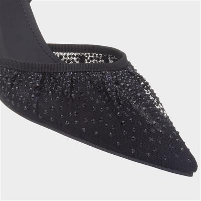 Ivanna Womens Black Heel