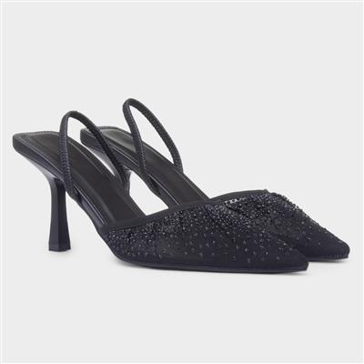 Ivanna Womens Black Heel