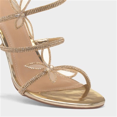 Yara Womens Gold Heel