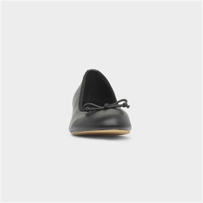 Prunella Womens Black Ballerina