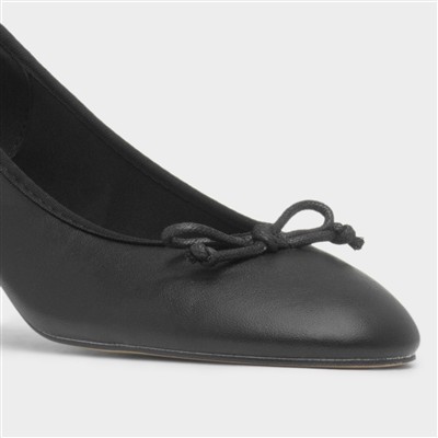 Prunella Womens Black Ballerina
