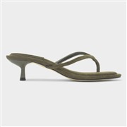 Truffle Collection Lowri Womens Olive Mule Heel (Click For Details)