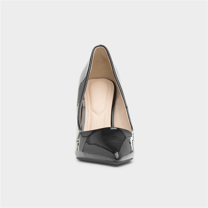 Rachel Womens Black Patent Heel